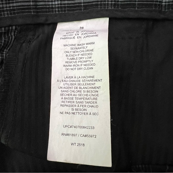 Ben Hogan Performance Men's Flat Front Golf Shorts Size 38 Black Plaid - Picture 5 of 9